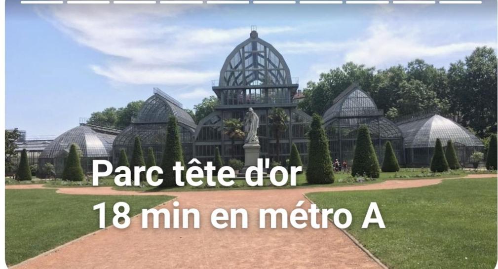 Medipole T2 Avec Un Garage Gratuit Sur Place, 16Min A Centre Ville Lyon En Metro A Villeurbanne Exterior foto